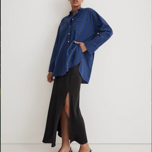 Madewell Oversize Cotton Popline Shirt - Picture 3 of 7